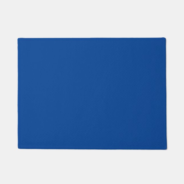 Kobalt-Blau-Tür-Matte Fußmatte (Vorderseite)