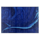 Kobalt Blauer Stein und Talisman Schneidebrett (Vorderseite)