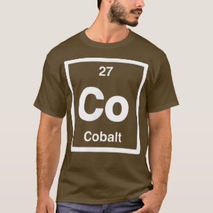 Kobalt - Co - Periodischer Elementkatalog - Wissen T-Shirt