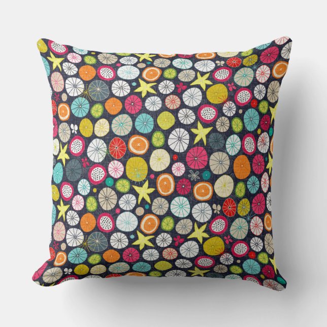 Kobalt Kissen (Vorderseite)