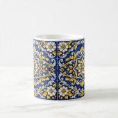 Kobalt-Scroll-Azulejo-Tasse Kaffeetasse (Mittel)