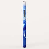 Kobaltblau Blütenblütenelegante Hydrangeas Case-Mate iPhone Hülle (Hinten/Rechts)