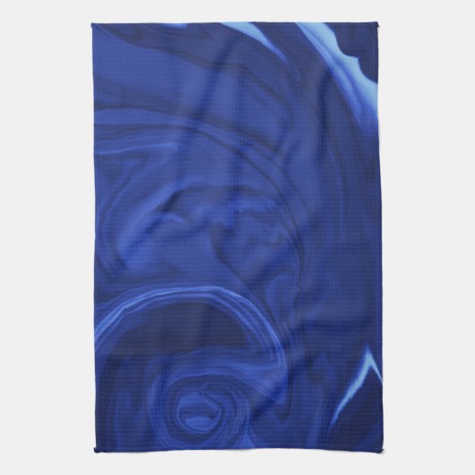Kobaltblau-Hintergrund strukturiertes Geschirrtuch (Vertikal)