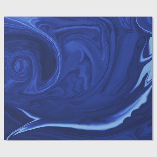 Kobaltblau-Hintergrundsammlung Geschenkpapier (Flach)