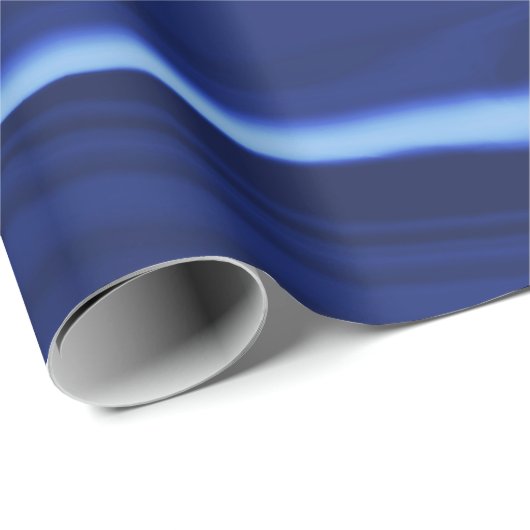 Kobaltblau-Hintergrundsammlung Geschenkpapier (Rolleneckpunkt)