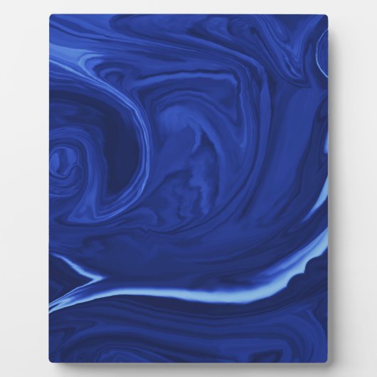 Kobaltblauer Hintergrund Texmade Fotoplatte (Vorderseite)