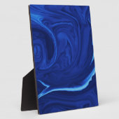 Kobaltblauer Hintergrund Texmade Fotoplatte (Seite)