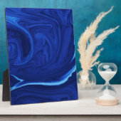 Kobaltblauer Hintergrund Texmade Fotoplatte (Seite)