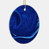 Kobaltblauer Hintergrund Texmade Keramikornament (Rechts)