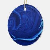 Kobaltblauer Hintergrund Texmade Keramikornament (Links)
