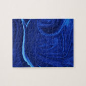 Kobaltblauer Hintergrund Texmade Puzzle (Horizontal)