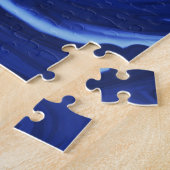 Kobaltblauer Hintergrund Texmade Puzzle (Seite)