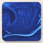 Kobaltblauer Hintergrund Texmade Untersetzer (Vorderseite)