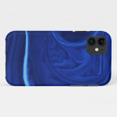 Kobaltblauer Hintergrund Textur Handgefertigt Case-Mate iPhone Hülle (Rückseite (Horizontal))