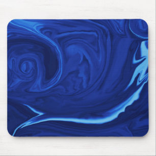 Kobaltblauer Hintergrund Textur Handgefertigt Mousepad