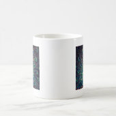 Kobaltblauer Pfau Kaffeetasse (Mittel)