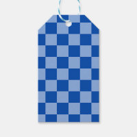 Kobaltblaues Schachbrettmuster