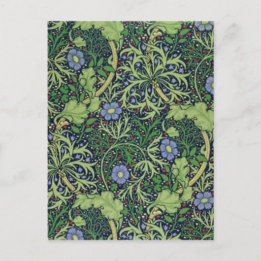 Kobaltthyme aus Seetang - William Morris Postkarte (Vorderseite)
