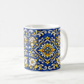 Kobaltvase Azulejo-Tasse Kaffeetasse (VorderseiteRechts)