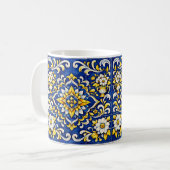 Kobaltvase Azulejo-Tasse Kaffeetasse (Vorderseite Links)