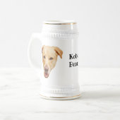 Kobe Bean Stein Bierglas (Vorderseite Links)