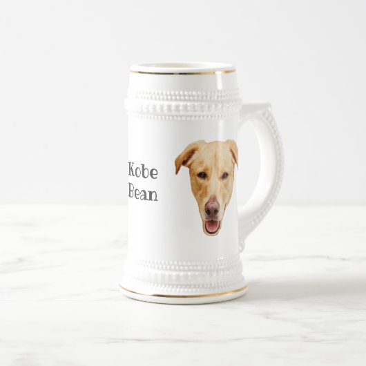 Kobe Bean Stein Bierglas (VorderseiteRechts)