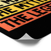 Kobe Der Mann der Mythos Die Legende lustig person Poster (Ecke)