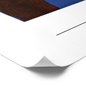 Kobe der rote Boxer Poster (Ecke)