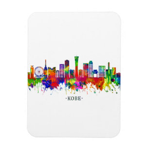 Kobe Japan Skyline Magnet