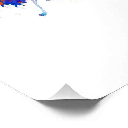 Kobe Japan Skyline Poster (Ecke)