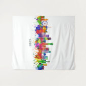 Kobe Japan Skyline Wandteppich (Vorderseite (Horizontal))