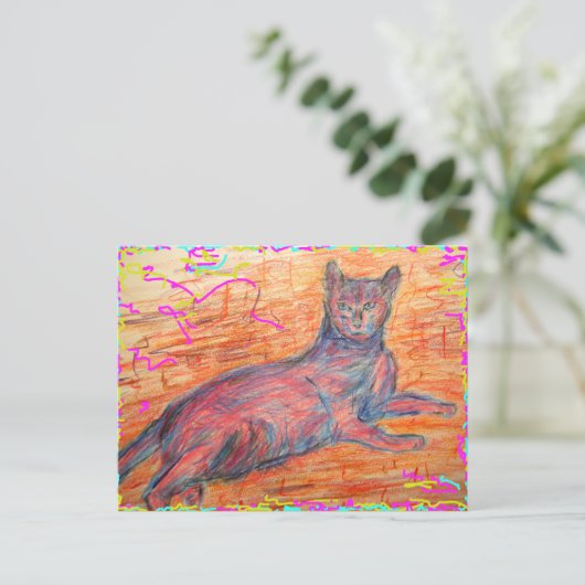 Kobelkater Postkarte (Stehend Vorderseite)