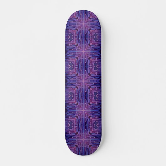 Kobelsteine Hintergrundbeleuchtung lila violette g Skateboard (Vorne)