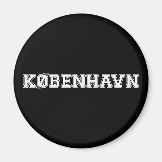 Kobenhavn Danmark Magnet (Vorne)
