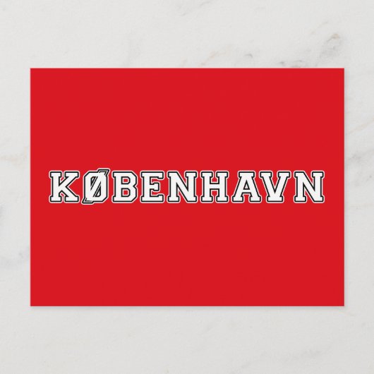 Kobenhavn Danmark Postkarte (Vorderseite)