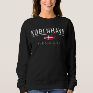 København (Kopenhagen) Dänemark 1167 White Sweat Sweatshirt