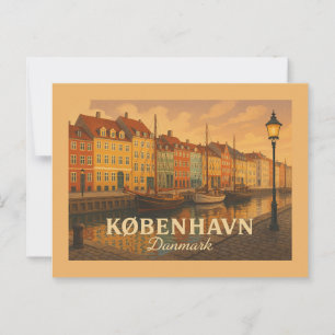 København Nyhavn Hafen Postkarte