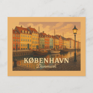 København Nyhavn Hafen Postkarte