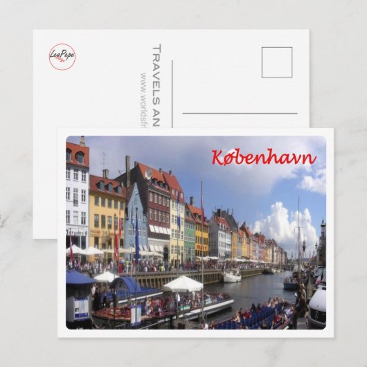København - postkarte (Vorne/Hinten)