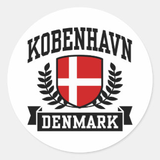 Kobenhavn Runder Aufkleber