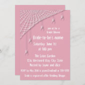 Koblaken und weiße Spinnen Brautdusche Einladung (Vorne/Hinten)