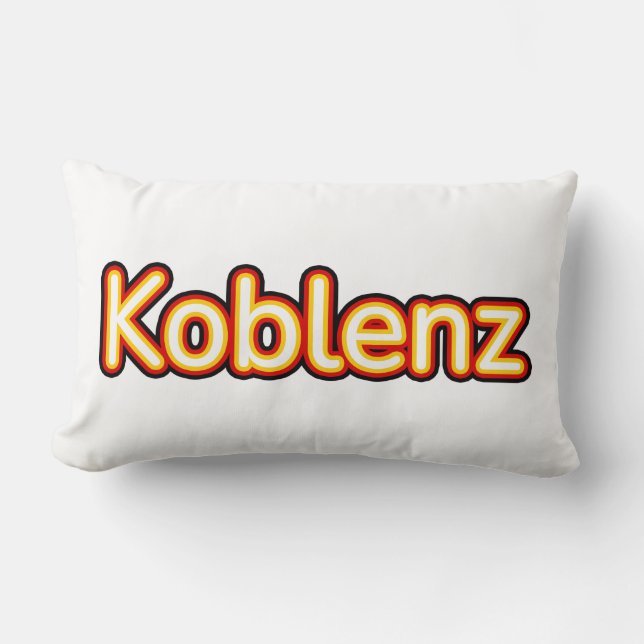 Koblenz Deutschland Lendenkissen (Vorderseite)