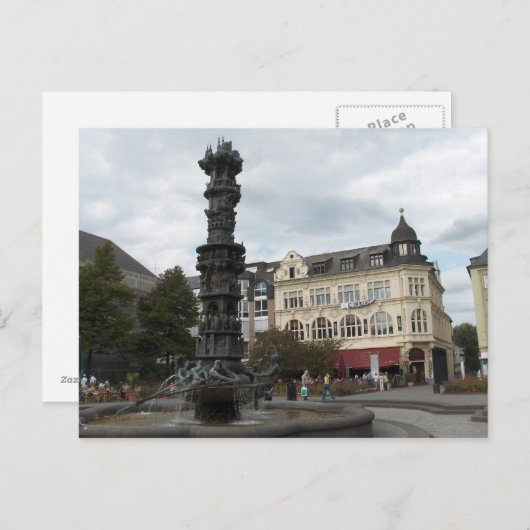 Koblenz Deutschland Münsterplatz Postkarte (Vorne/Hinten)