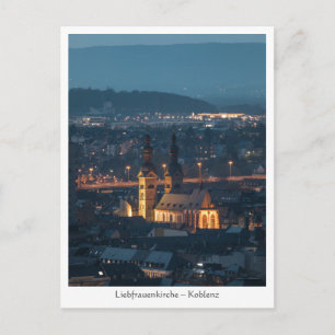 Koblenz Deutschland Postkarte