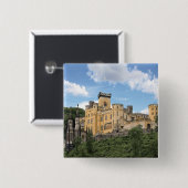 Koblenz, Deutschland, Schloss Stolzenfels Button (Vorne & Hinten)