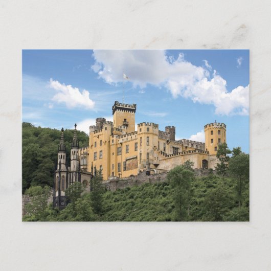 Koblenz, Deutschland, Schloss Stolzenfels Postkarte (Vorderseite)
