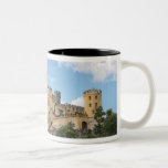 Koblenz, Deutschland, Schloss Stolzenfels Zweifarbige Tasse<br><div class="desc">COPYRIGHT Michael Glatt / DanitaDelimont.com| EU10 MGL0012.jpg| Koblenz,  Deutschland,  Schloss Stolzenfels,  Schloss Stolzenfels am Rhein,  Flusskreuzfahrt.</div>