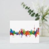 Koblenz Deutschland Skyline Postkarte (Stehend Vorderseite)