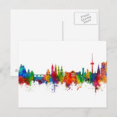 Koblenz Deutschland Skyline Postkarte (Vorne/Hinten)