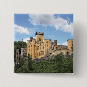 Koblenz, Deutschland, Stolzenfels Burg, Schloss Button